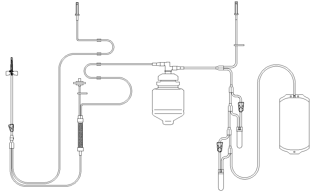 一次性使用单采血浆分离器（型号P-1000T.png